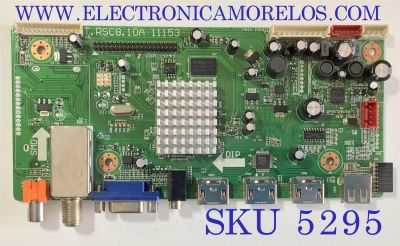 MAIN PARA TV COBY / NUMERO DE PARTE 928-LT32-5610-00R / T.RSC8.10A 11153 / E12110414-0A01858  / E12110414 / PANEL V315B6-P01 / MODELO LEDTV3256